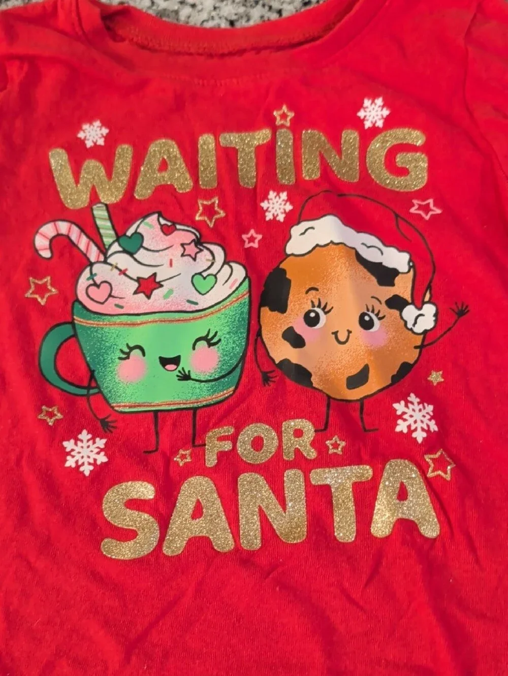 The Children's Place Red Graphic Holiday Tee